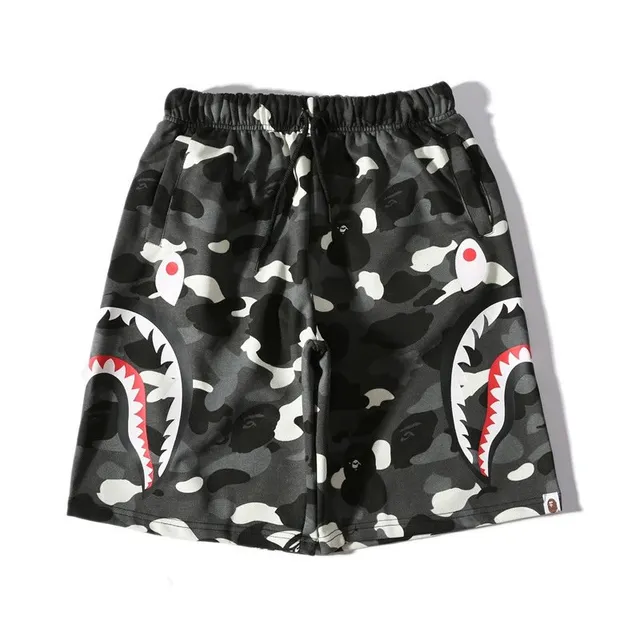 BAPE Shark Shorts Camouflage Shark