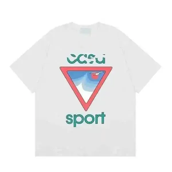 Casablanca Graphic T-Shirt Triangle Logo Print