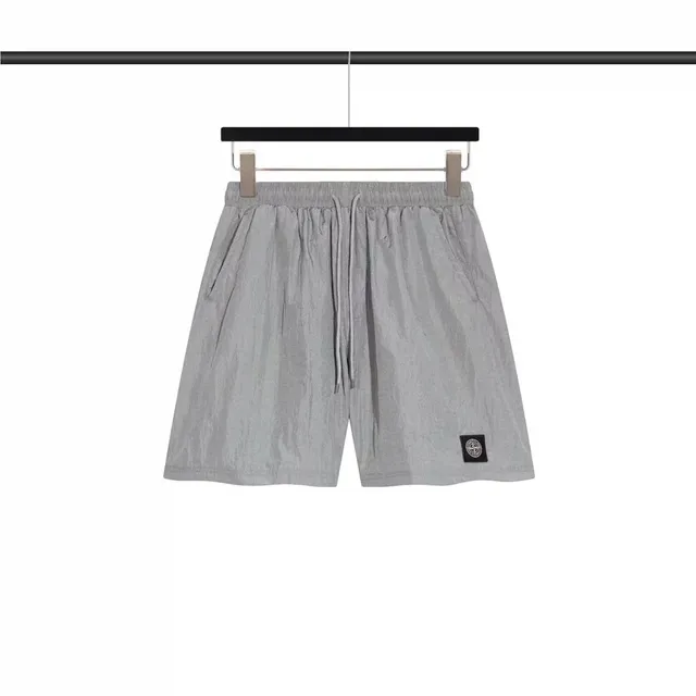 Stone Island Track Shorts Light Grey