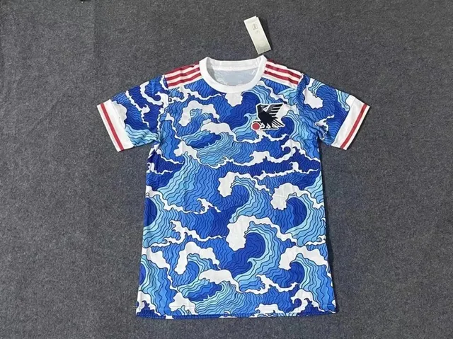 Adidas Japan National Team Jersey Wave Print