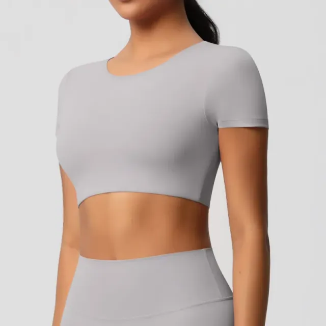 7105 short sleeves-frost gray