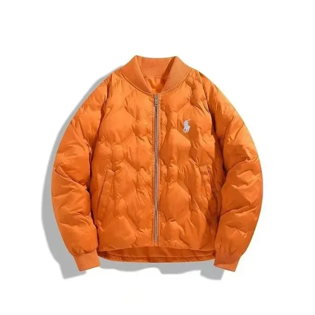 Polo Ralph Lauren Quilted Bomber Jacket Orange