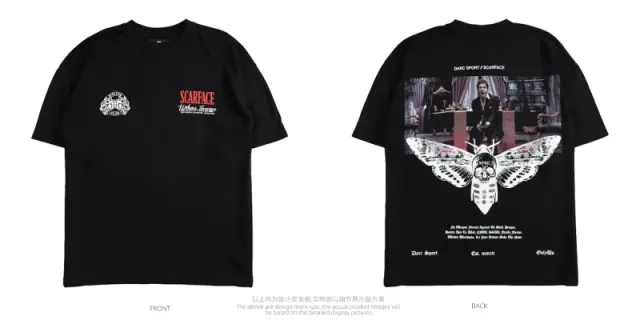Darc Sport × Scarface t shirts