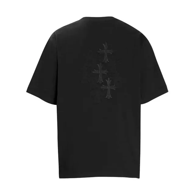 Chrome Hearts T-Shirt Triple Cross Embroidery