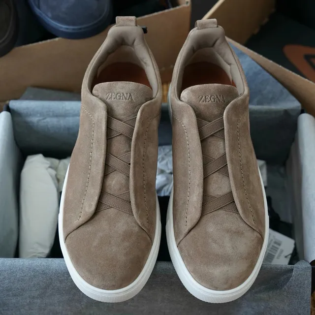 Zegna Sneaker Suede Slip-On