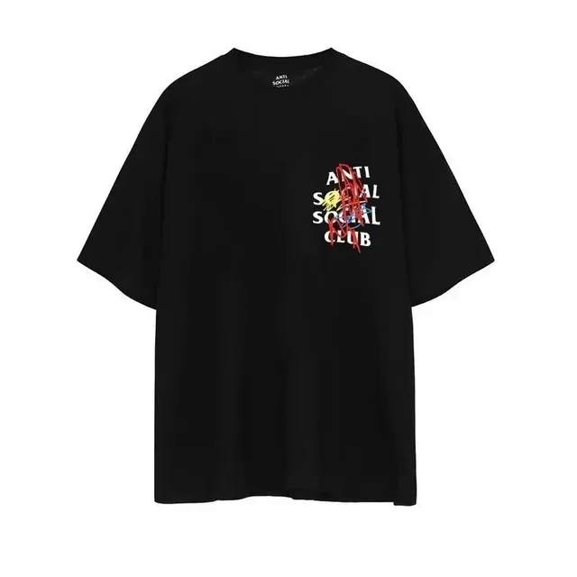 Anti Social Social Club Graphic Tee Paint Splatter Logo