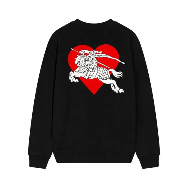 Saint Laurent Crewneck Sweatshirt Knight Heart Print