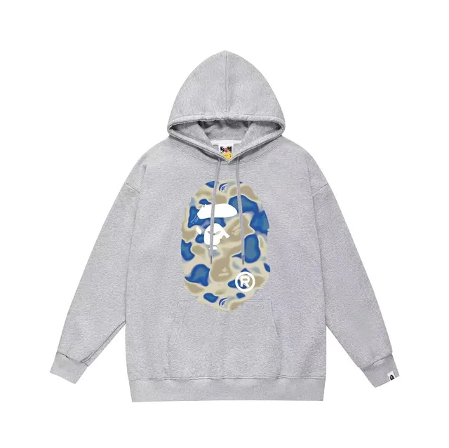 BAPE Shark Hoodie Camouflage Ape Head