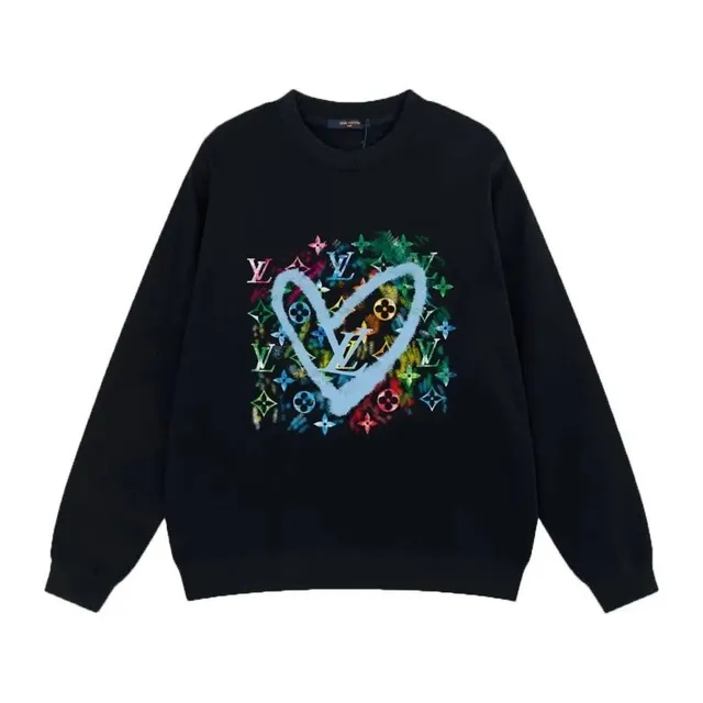 Louis Vuitton Crewneck Sweatshirt Multicolor Monogram Heart Print