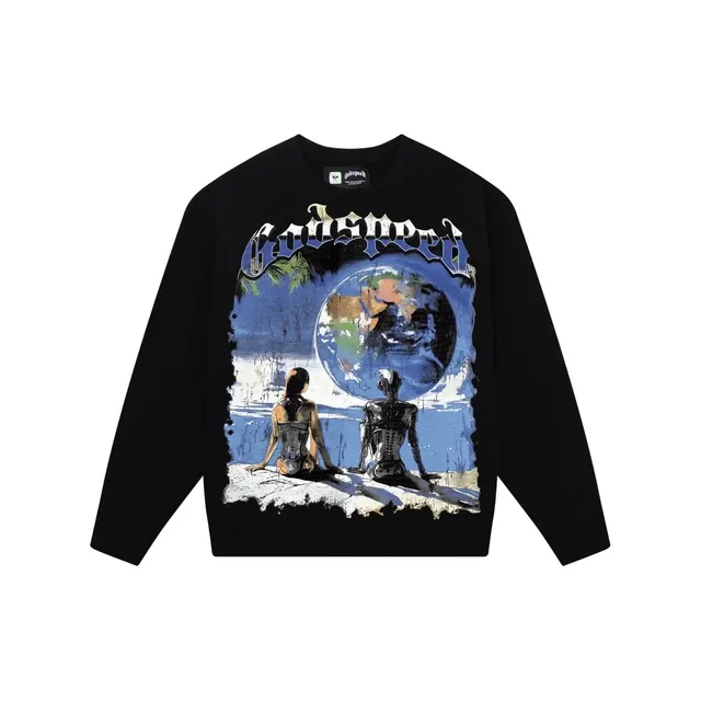 Godspeed Graphic Sweatshirt Earth Print