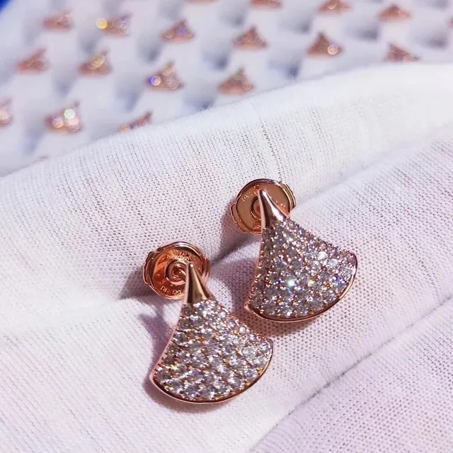Bulgari Serpenti Fan Earrings Pavé Diamond