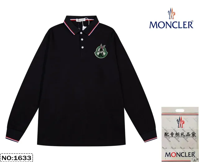Moncler Long-Sleeve Polo Bugs Bunny Embroidery