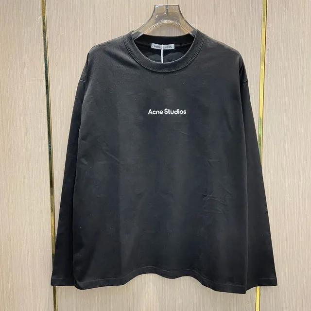 Acne Studios Long-Sleeve Tee Logo Print