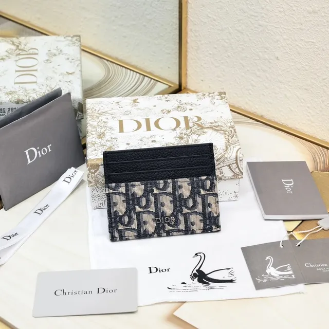 Oblique Cardholder Dior Oblique Print
