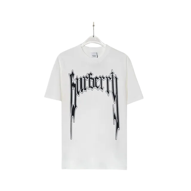 Burberry Graphic T-Shirt Gothic Logo Print
