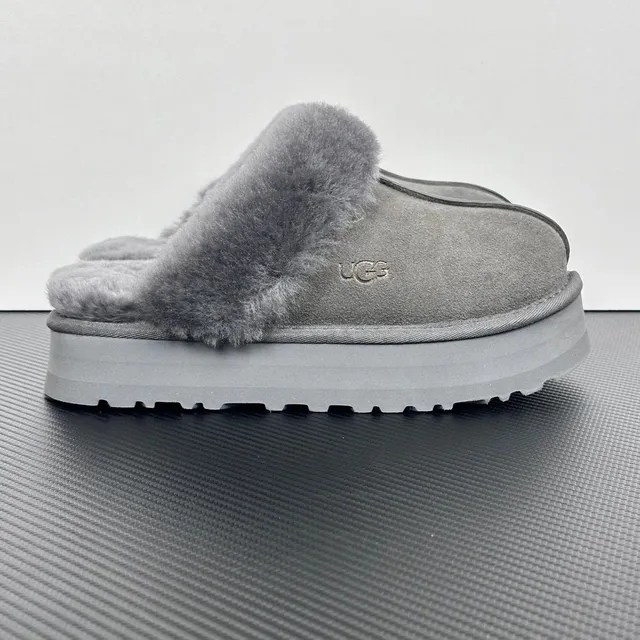 UGG 厚底拖 灰色! 货号:1134810/CHRC