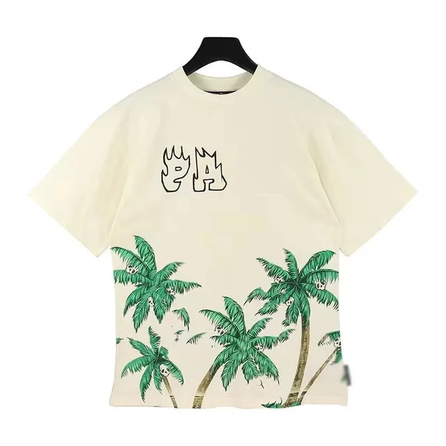 Palm Angels Palm Trees Tee Skull Palm Print