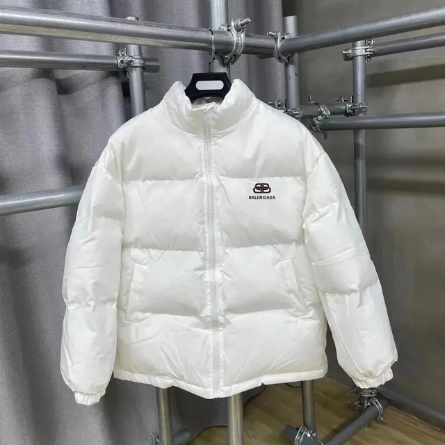 Balenciaga Puffer Jacket Logo Embroidered