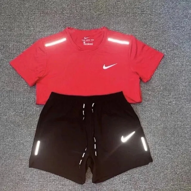 The Nike Tee & Reflective Shorts Set Reflective