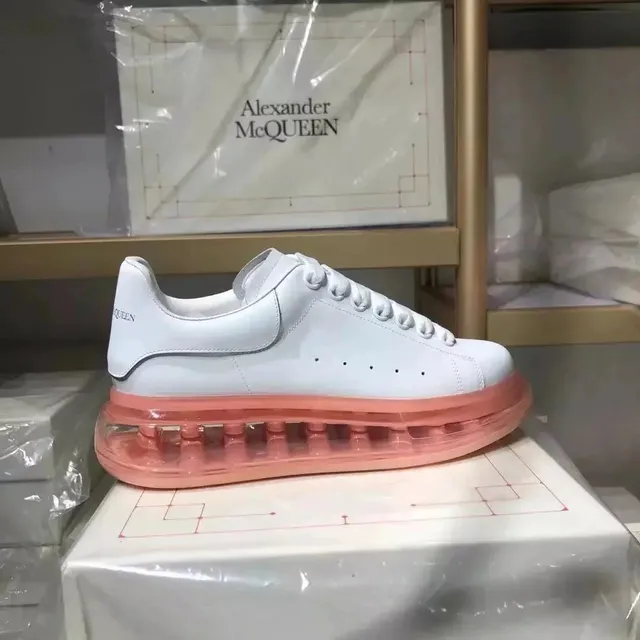 Alexander McQueen Oversized Sneaker Clear Pink Sole