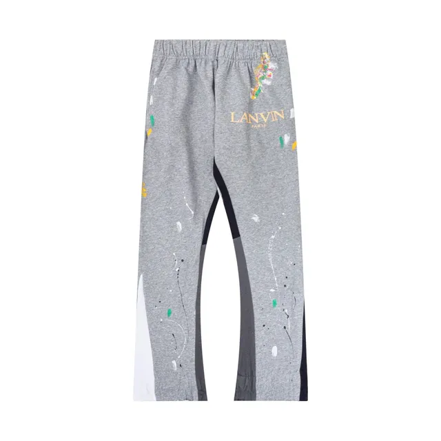 Lanvin Paint Splatter Sweatpants Artistic Print