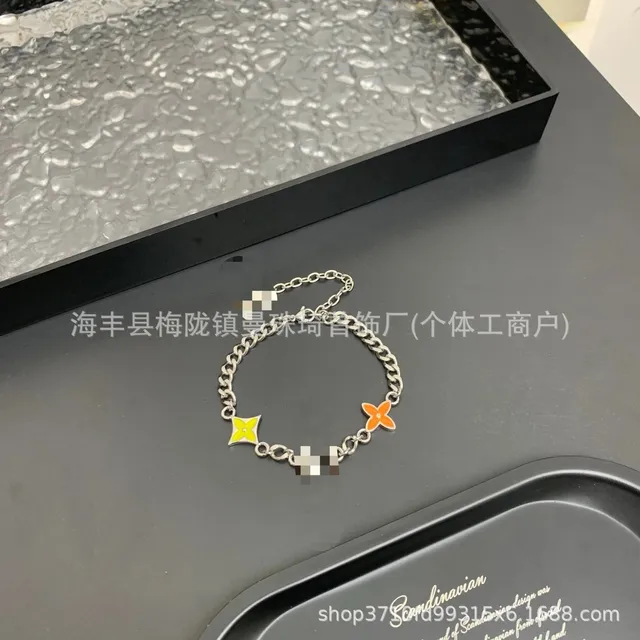 Louis Vuitton Chain Bracelet Flower Motif