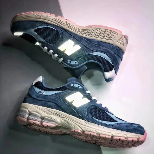 New Balance 2002R Navy Beige Pink
