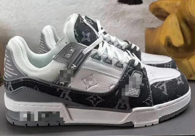 Louis Vuitton LV Trainer Monogram Denim