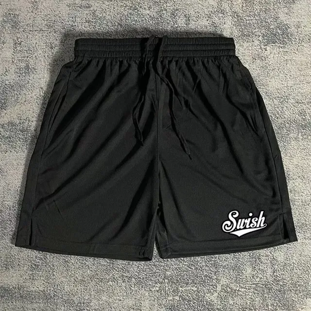 Athletic Shorts Logo Embroidered