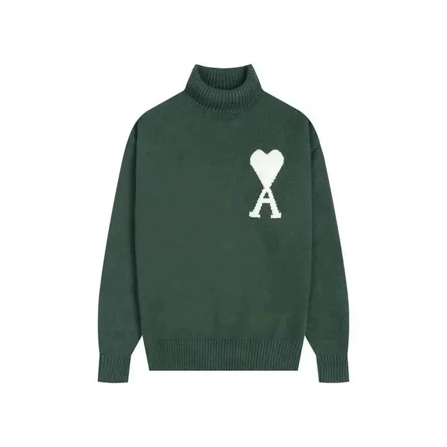 Amiri Turtleneck Sweater Heart Logo