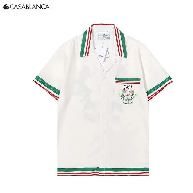 Casablanca Tennis Club Shirt Embroidered Pocket
