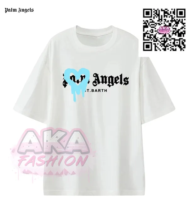 Palm Angels Graphic Tee Heart Logo