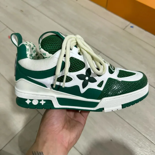 LV溜冰鞋白绿