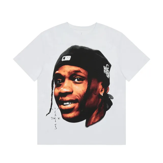Face Graphic Tee Travis Scott Portrait