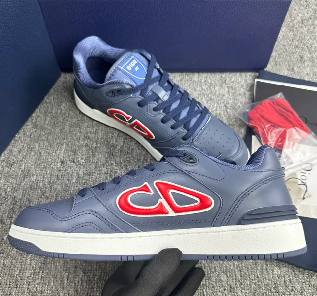 Dior B22 Navy Red Logo
