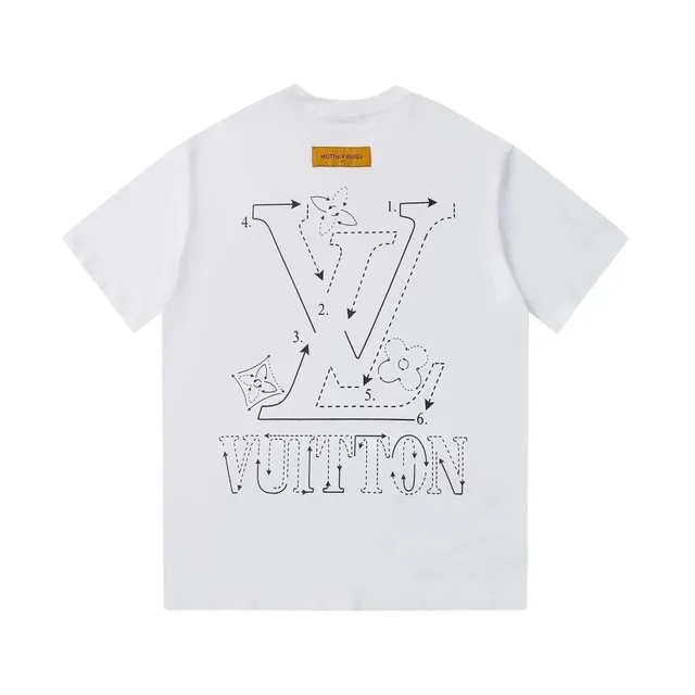 Louis Vuitton T-Shirt LV Sketch Print