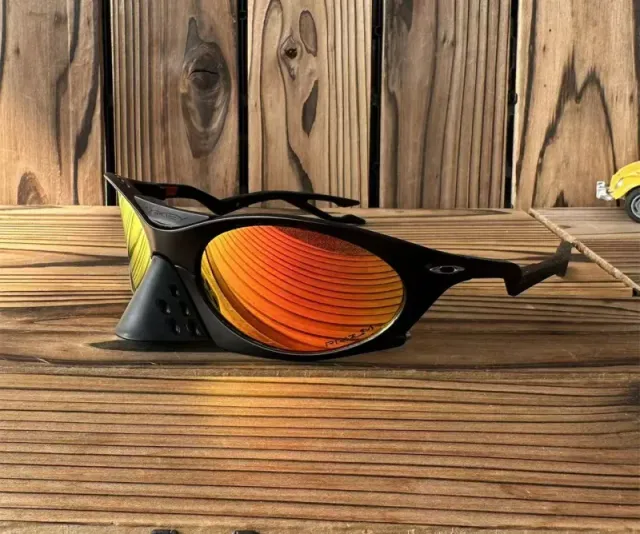 Oakley Flak 2.0 XL Black Frame with Fire Iridium Lens