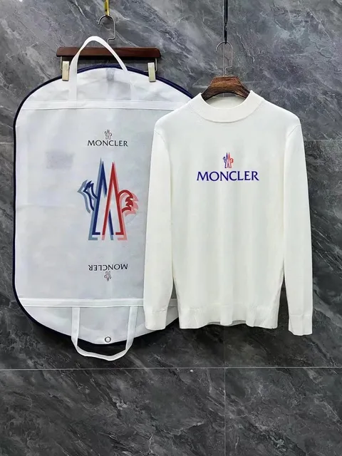 白色毛衣蓝logo 002