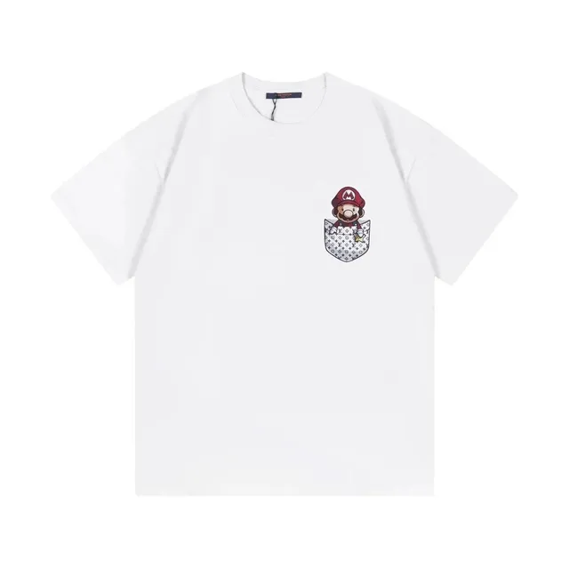Louis Vuitton Pocket T-Shirt Mario Pocket Print