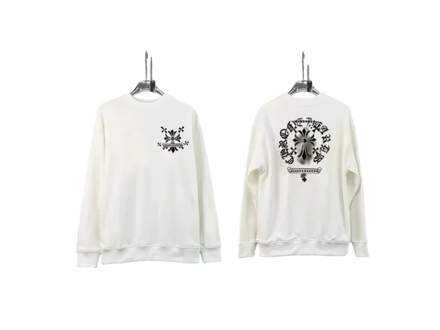 Chrome Hearts Crewneck Sweatshirt Cross Logo Print