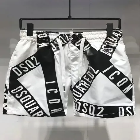 Dsquared2 Logo-Print Shorts Icon Tape