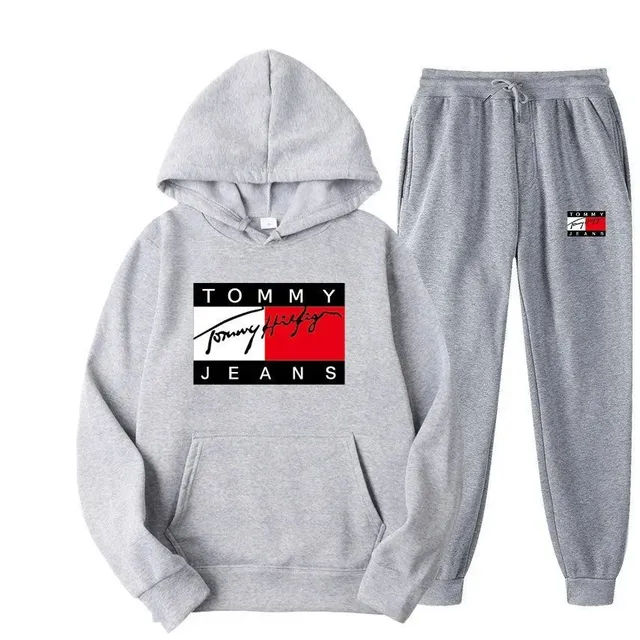 Tommy Hilfiger Hoodie and Jogger Set Signature Logo