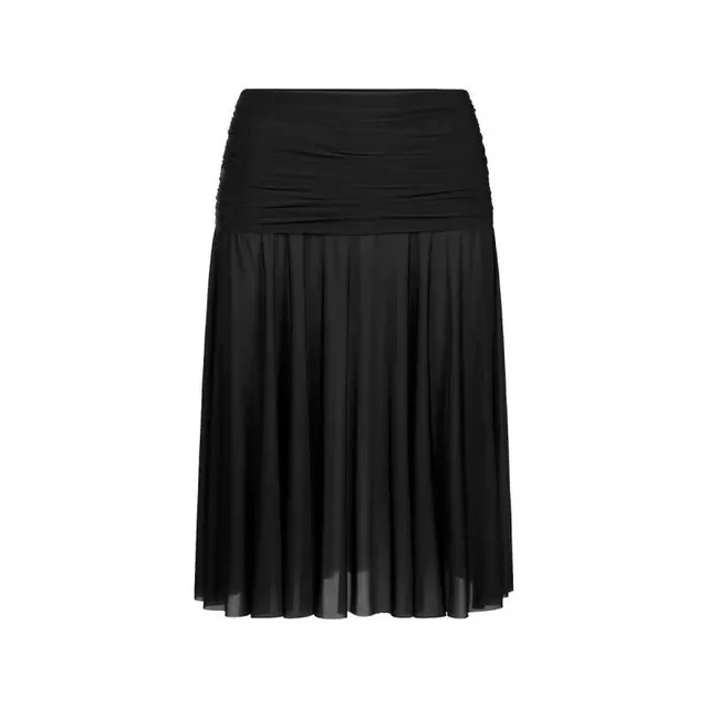 Pleated Skirt Ruched Waist