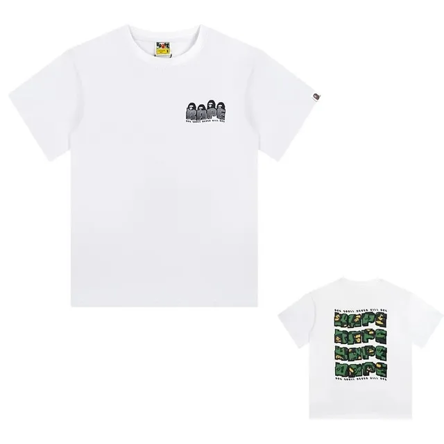 BAPE Graphic T-Shirt Ape Head Print