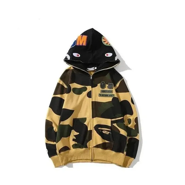 BAPE Shark Hoodie Camo
