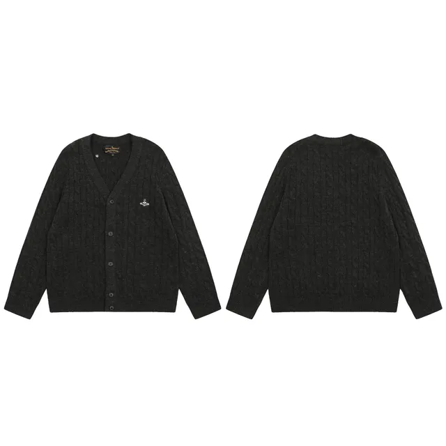 Vivienne Westwood Cable Knit Cardigan Orb Logo