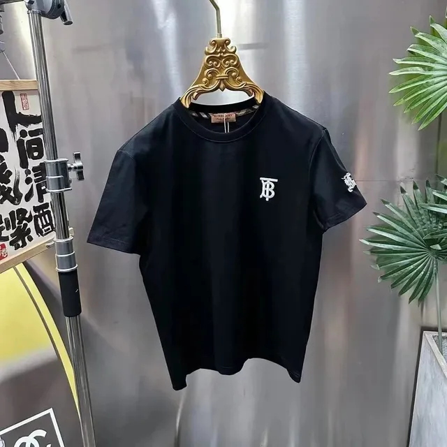 Burberry Logo T-Shirt Monogram Embroidery