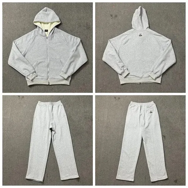 Corteiz Hoodie and Joggers Set Heather Grey