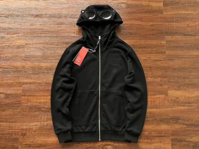 C.P. Company Goggle Hoodie Black