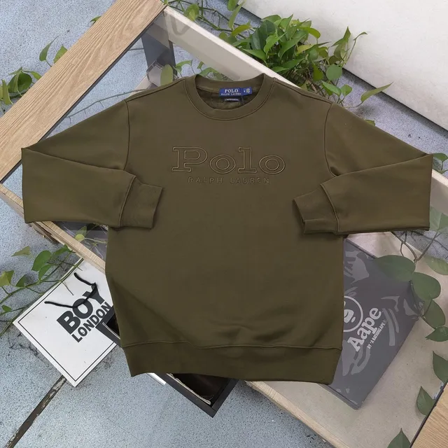 Polo Ralph Lauren Crewneck Sweatshirt Embroidered Polo Logo